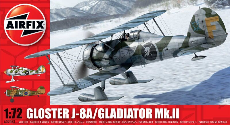 модель САМОЛЕТ GLOSTER GLADIATOR Mkll/WIN